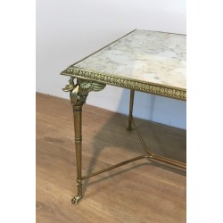 Table Basse en Bronze et Laiton. Dans le goût de la Maison Jansen