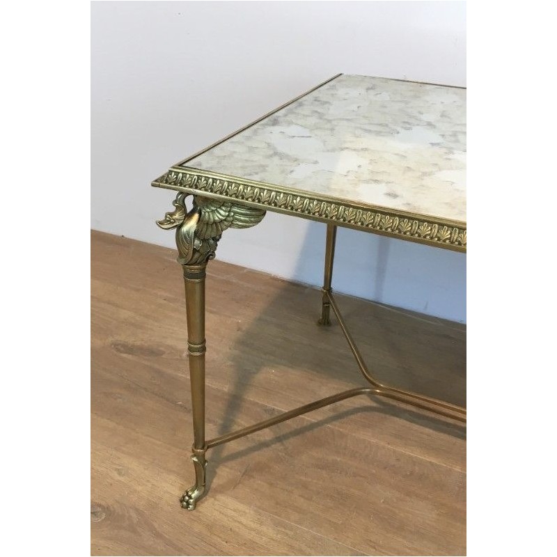 Table Basse en Bronze et Laiton. Dans le goût de la Maison Jansen