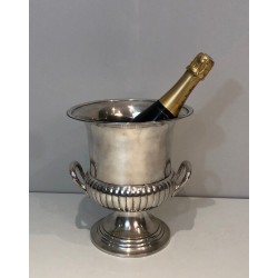 Belle Époque French Silver-Plated Champagne Bucket