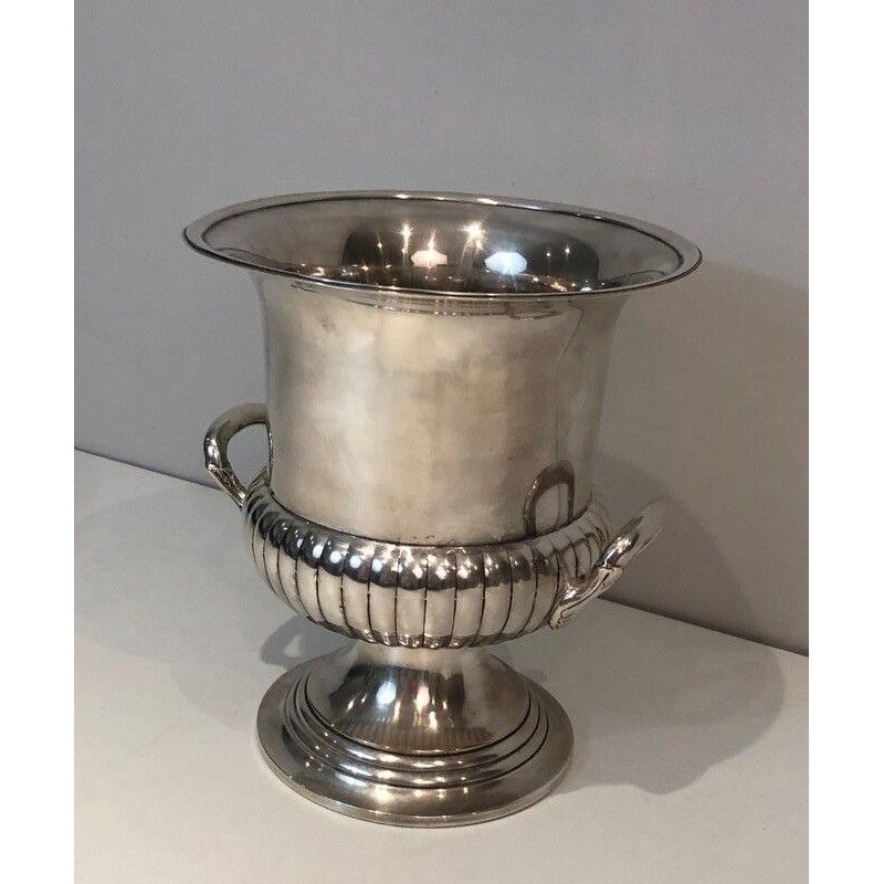 Belle Époque French Silver-Plated Champagne Bucket