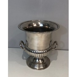 Belle Époque French Silver-Plated Champagne Bucket