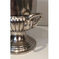 Belle Époque French Silver-Plated Champagne Bucket