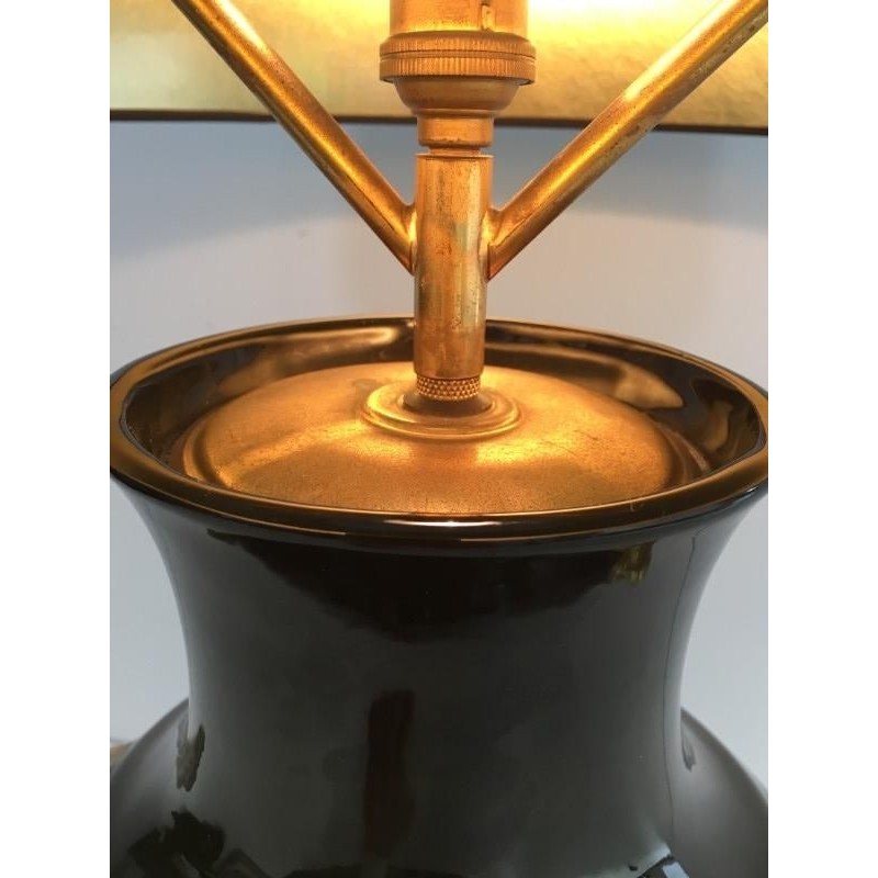 Black and Gold Ceramic Table Lamp