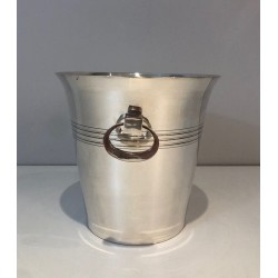 Seau à Champagne en Métal Argenté