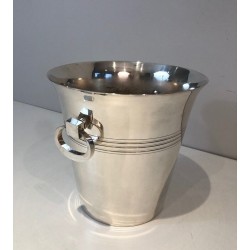 Seau à Champagne en Métal Argenté