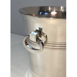 Seau à Champagne en Métal Argenté