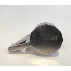 Salière et Poivrière aux Chiens en Métal Argenté et Cristal