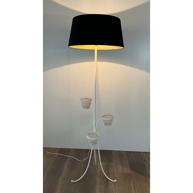 Lampadaire Porte-Plantes Cap d'Ail par Mathieu Matégot, Travail Français, vers 1950