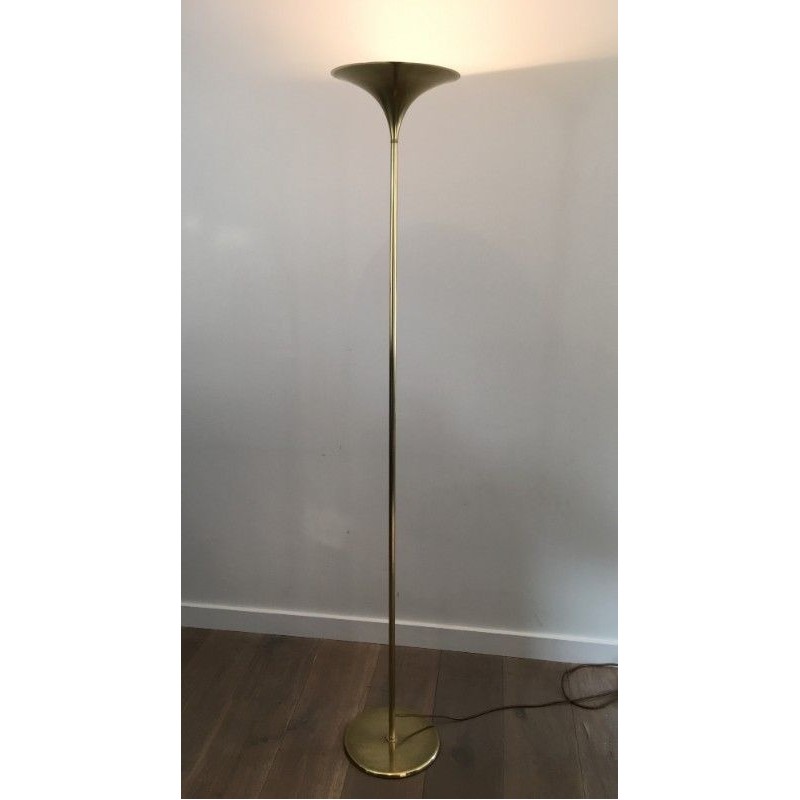 Lampadaire de Parquet Design en Laiton