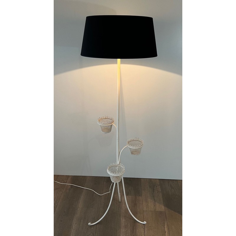 Lampadaire Porte-Plantes Cap d'Ail par Mathieu Matégot, Travail Français, vers 1950