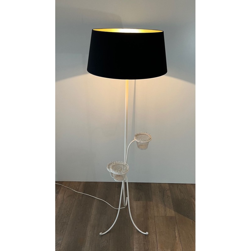 Lampadaire Porte-Plantes Cap d'Ail par Mathieu Matégot, Travail Français, vers 1950
