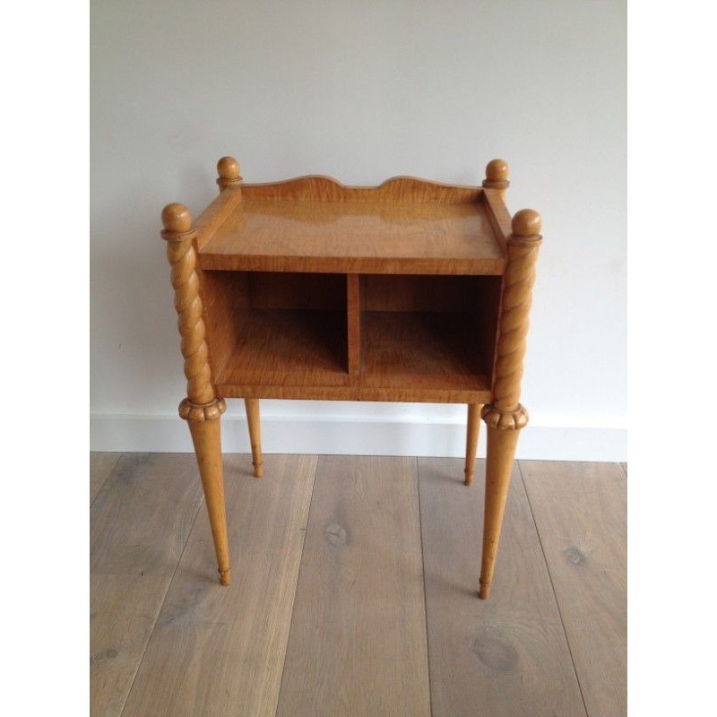 Sycamore and Maple Side Table, Art Déco Style