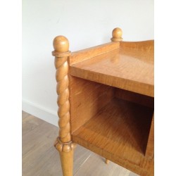 Sycamore and Maple Side Table, Art Déco Style