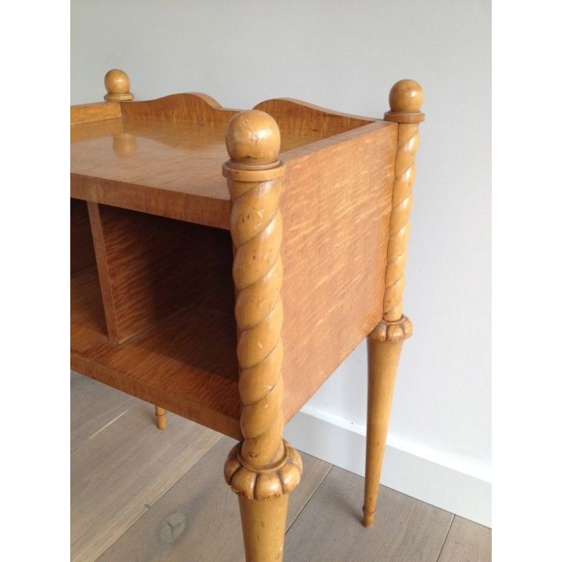 Petit Meuble en Sycomore et Érable, Style Art Déco