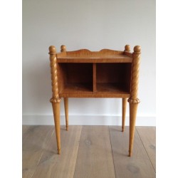 Sycamore and Maple Side Table, Art Déco Style