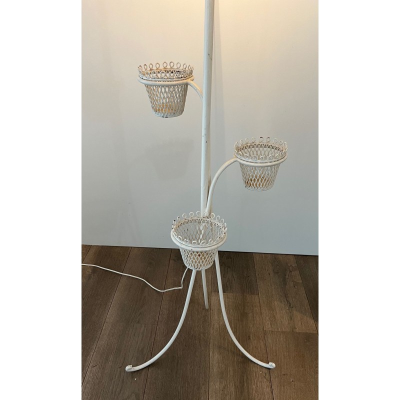 Lampadaire Porte-Plantes Cap d'Ail par Mathieu Matégot, Travail Français, vers 1950