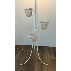 Cap d'Ail Plant Holder Floor Lamp by Mathieu Matégot, French Work, circa 1950