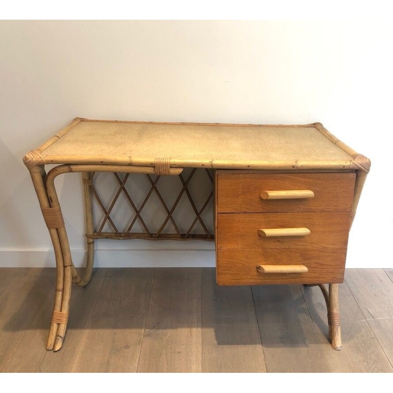 Bureau en Rotin d'Audoux Minet