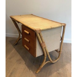 Bureau en Rotin d'Audoux Minet