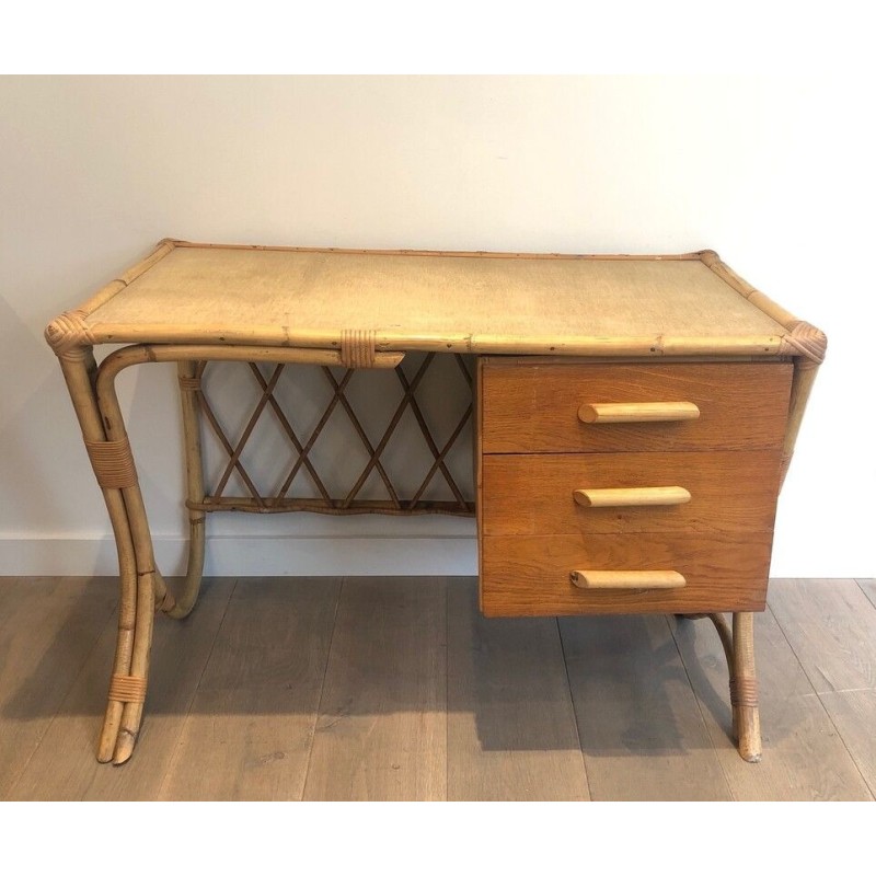 Bureau en Rotin d'Audoux Minet