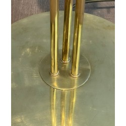 Lampadaire Design en Laiton Style Art Déco, Travail Français, vers 1970