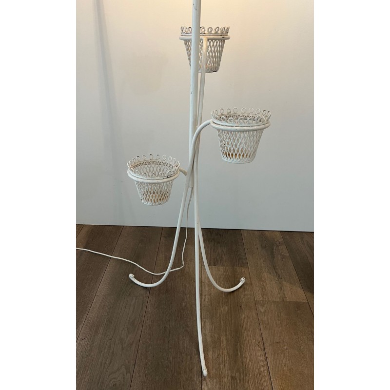 Lampadaire Porte-Plantes Cap d'Ail par Mathieu Matégot, Travail Français, vers 1950