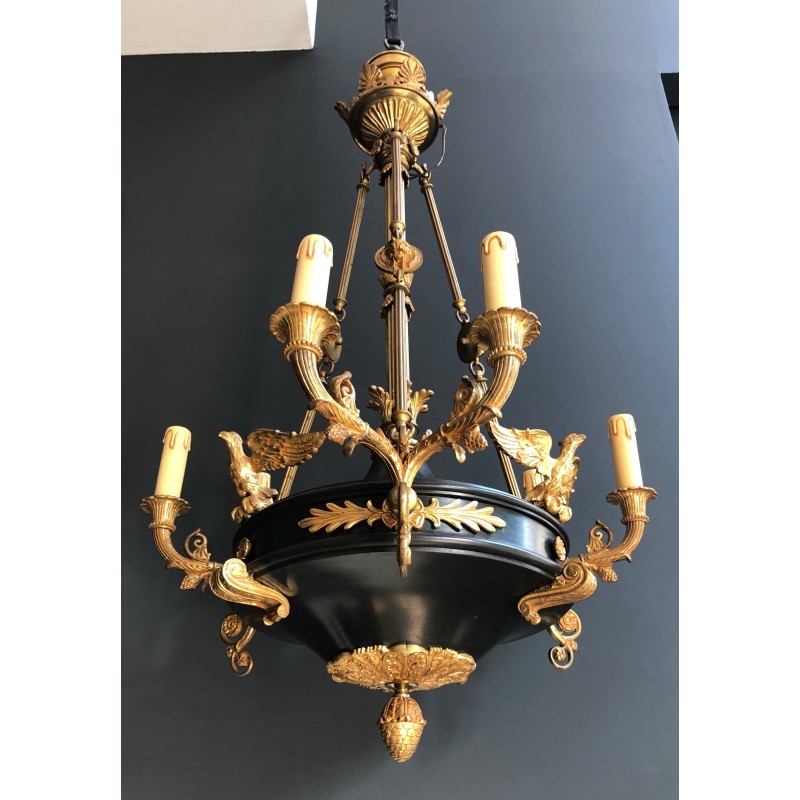 Important Lustre de Style Empire