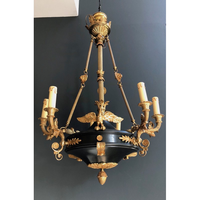 Important Lustre de Style Empire