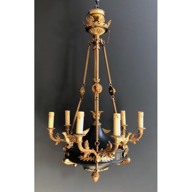 Important Lustre de Style Empire