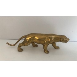 Brass Tiger Sculpture