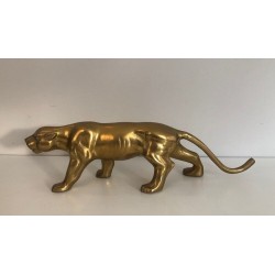 Brass Tiger Sculpture