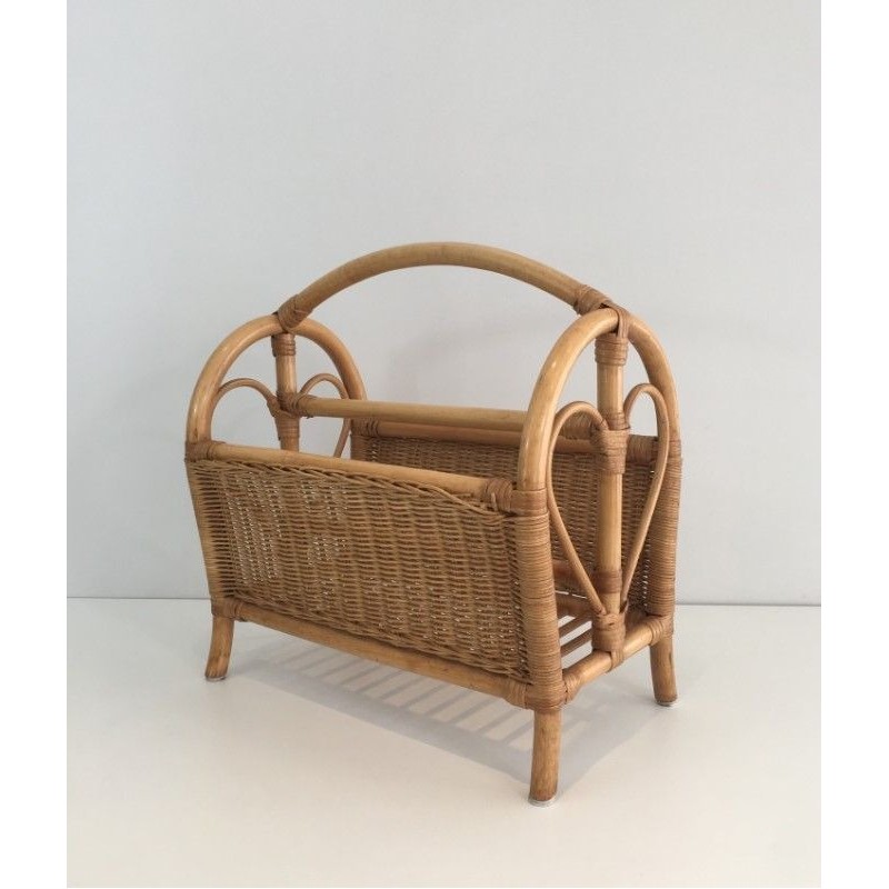 Rattan Magazine Rack
