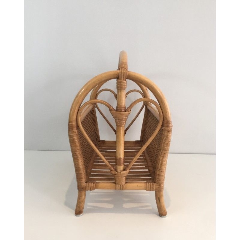 Rattan Magazine Rack