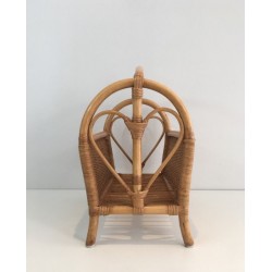 Rattan Magazine Rack