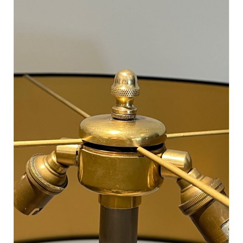 Lampadaire de Parquet de Style Néoclassique en Laiton dans le Goût de la Maison Jansen