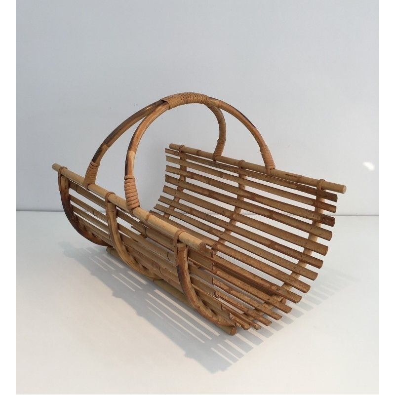 Rattan Logs Holder