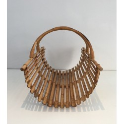 Rattan Logs Holder