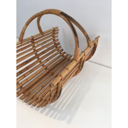 Rattan Logs Holder