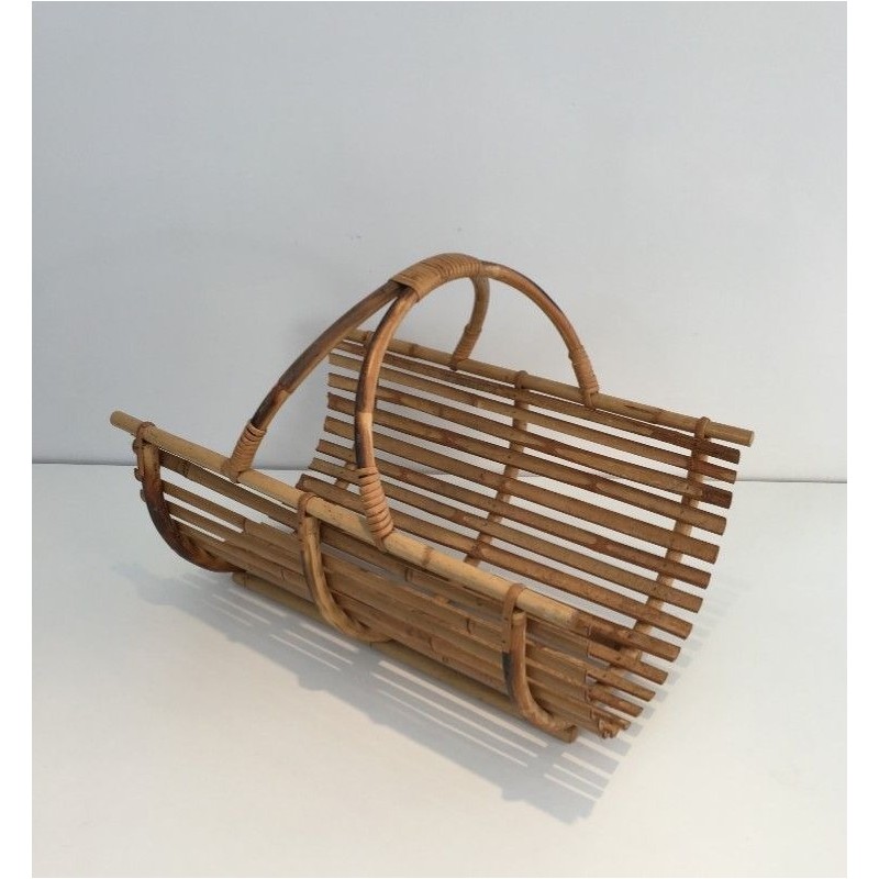 Rattan Logs Holder