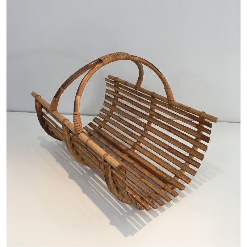 Rattan Logs Holder