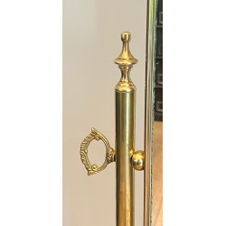 Miroir Psyché de Style Néoclassique en Laiton