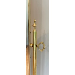 Miroir Psyché de Style Néoclassique en Laiton