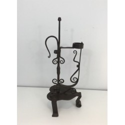 Wrought Iron Candle Holder