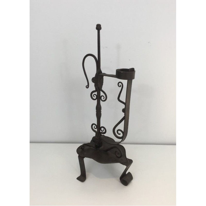 Wrought Iron Candle Holder