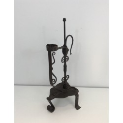 Wrought Iron Candle Holder