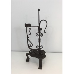 Wrought Iron Candle Holder