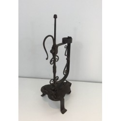 Wrought Iron Candle Holder