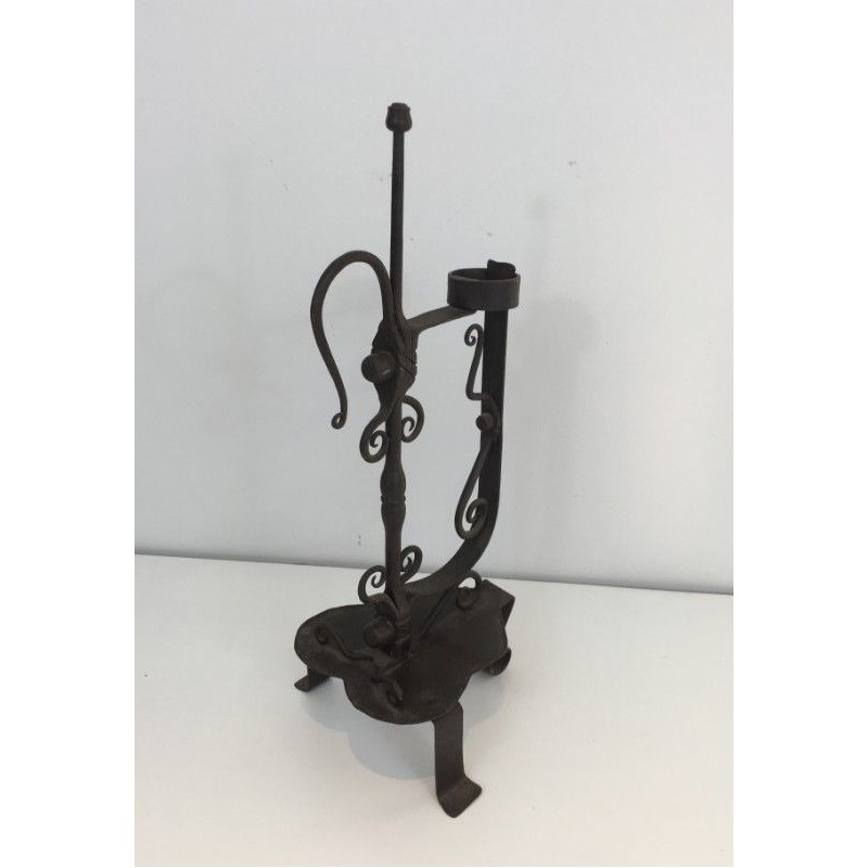 Wrought Iron Candle Holder