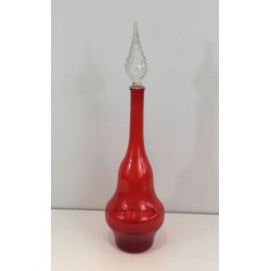 Red Glass Design Bottle