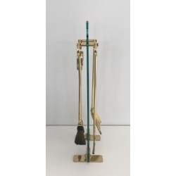 Nécessaire de Feu en Verre et Laiton